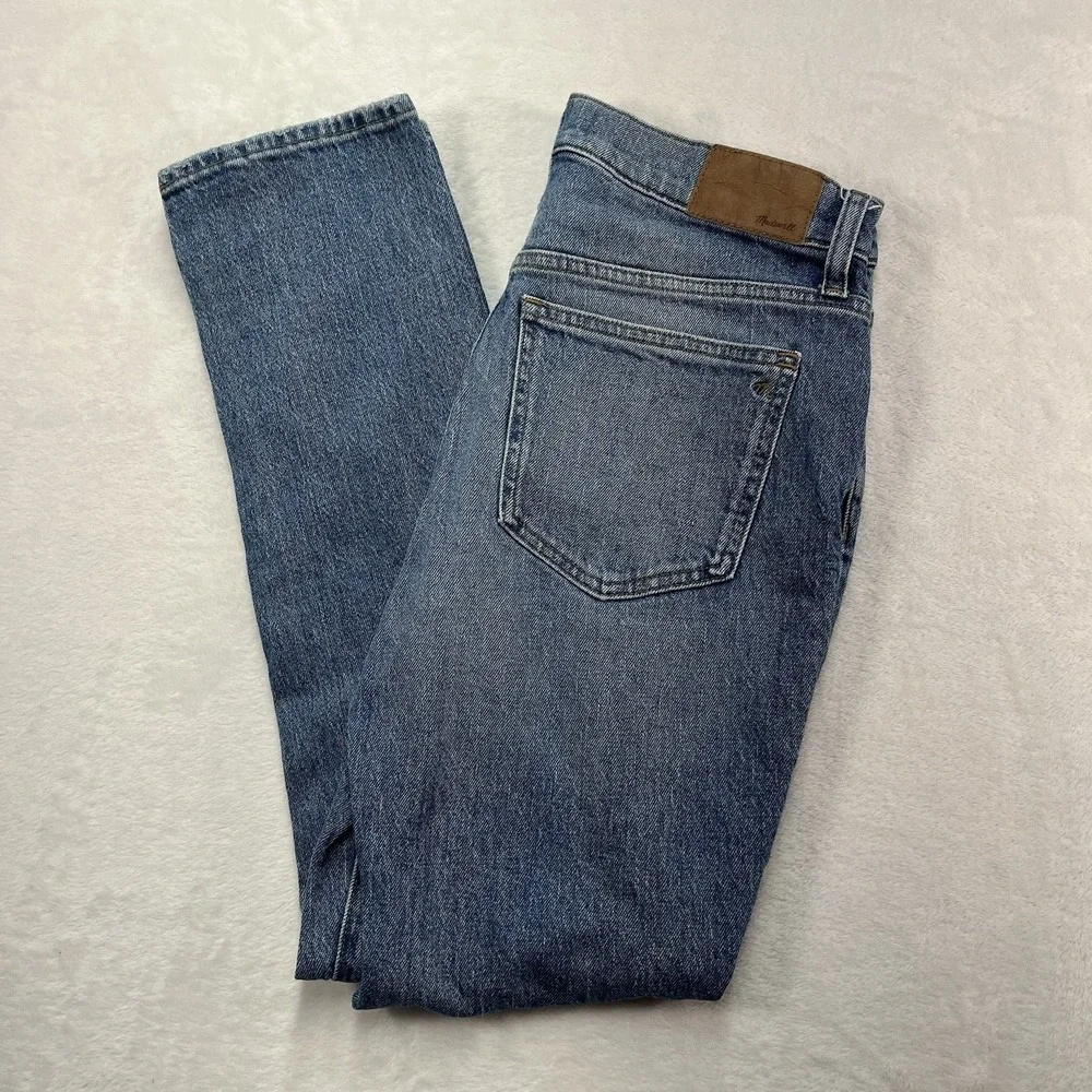 Madewell Mid-Rise Perfect Vintage Jean Womens 27 Medium Wash Casual Fall Winter